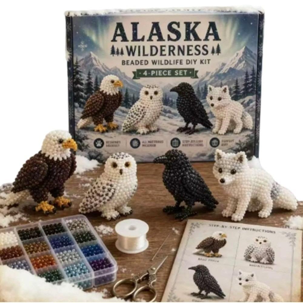 Mini Size 3D Animal Bead Kit Bead Craft Pets Beading Set New Animal Crafting Set  DIY Activity A