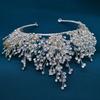 Brautkrone, Verschlüsselte Strass Handgefertigte Krone, Stirnband für Hochzeitskleid, Haarschmuck, Hochzeitsaccessoires A341