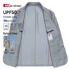 Hongdou Herren Leinenmischung UV-Schutz Sommerblazer