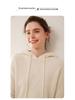 Women's 2024 High-End Hooded Cashmere Argyle Sweater
