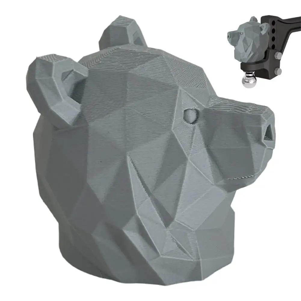 

Bear Trailer Hitch Ball Cover 3d Printed Tow Design Coupling Coupling Cap Ball Trailer Trailer Cover Rv Motor J6q0 сірий колір