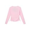 Nike Sportswear Ribbed Pullover Fashion Short Sleeve T-Shirt Women Tops Pink Foam HV8728663