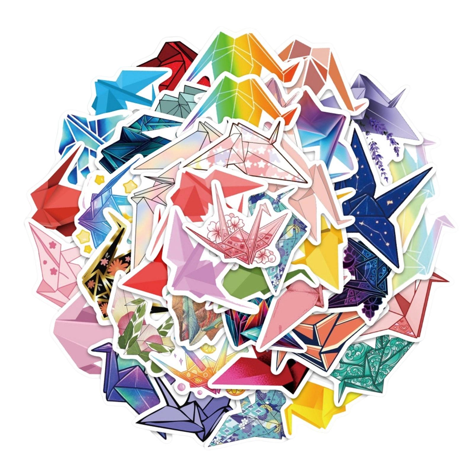 

54 Paper CraneCartoonGraffiti Stickers For Car Trunk And Notebook One Size