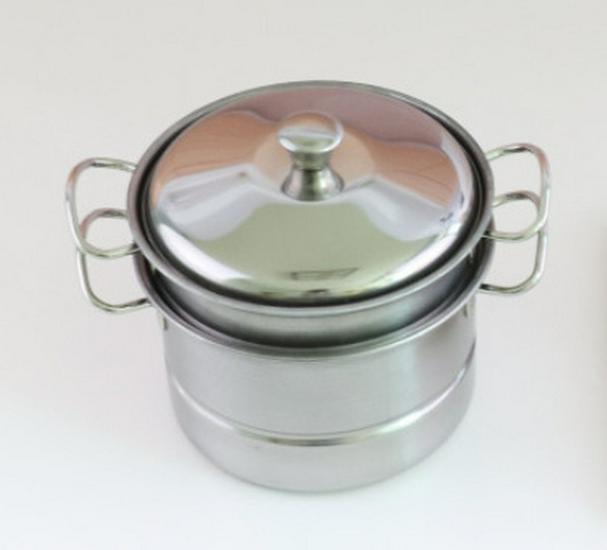 Kids' Stainless Steel Kitchenware Toy Set for Dollhouse Play