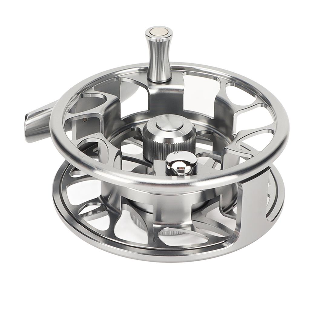 5/7 All Metal Fishing Reel Aluminum Alloy CNC Machined Fly Fishing Reel 1:1 Speed Ratio for Freshwater Saltwater