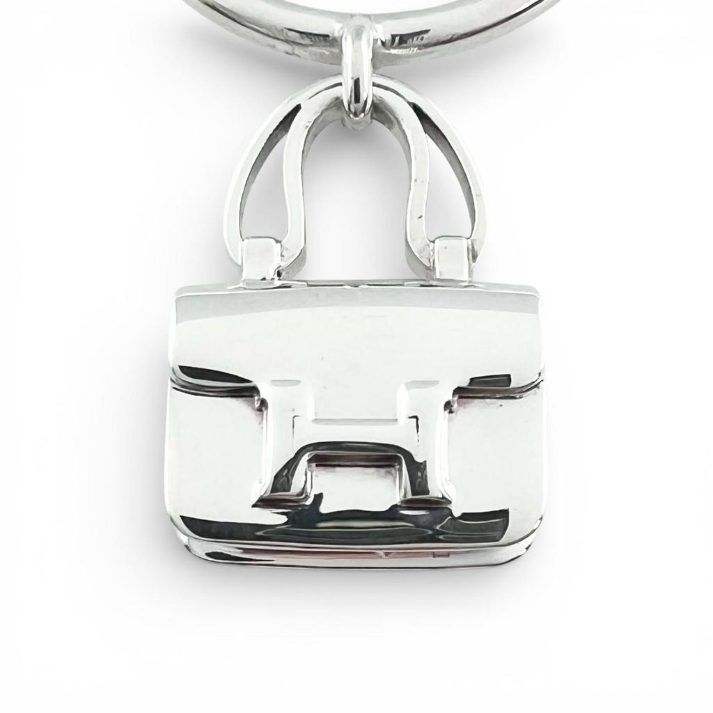 Excellent HERMES Ring Amulet Constance Silver AG925 Women 54 Used