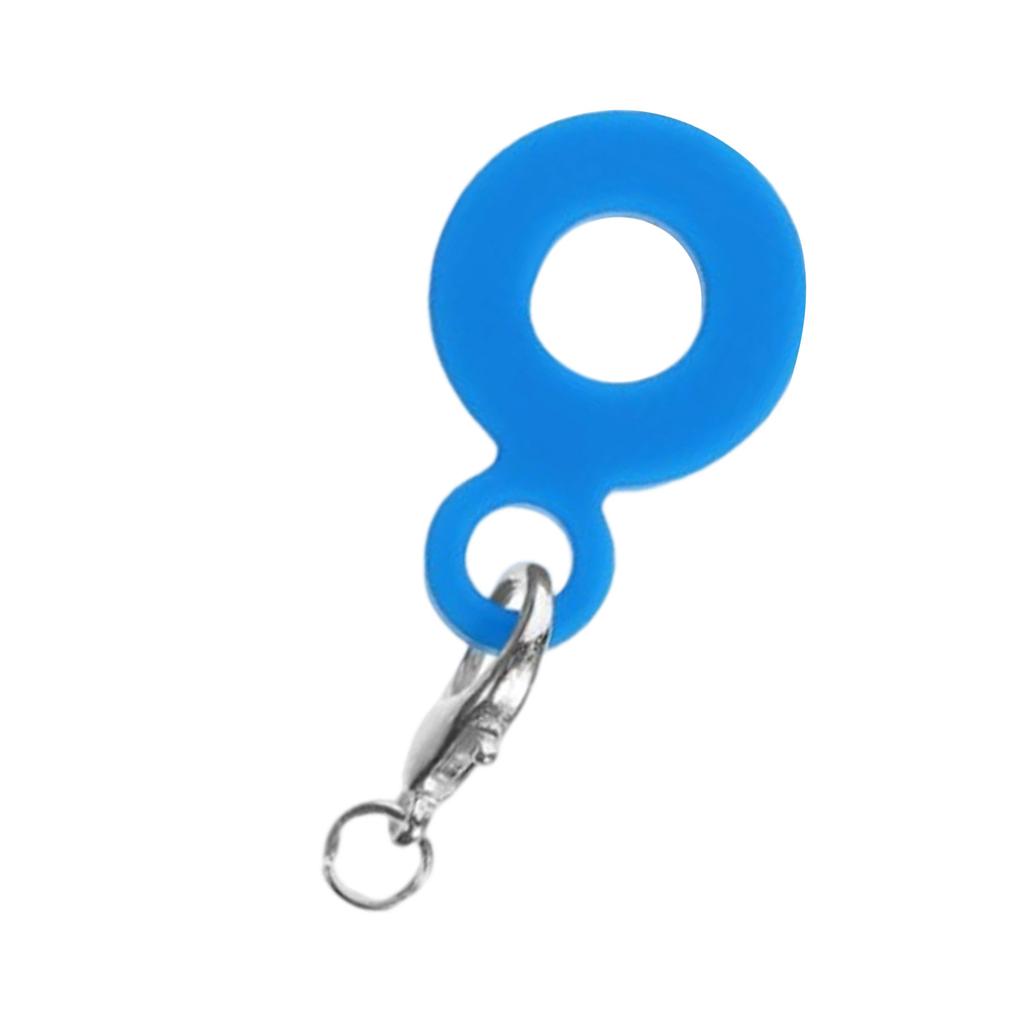 Silicone Straw Charm Hanging Cup Pendant Keychain Accessory Straw Decorative Pendant Suitable for Drinkware Decoration