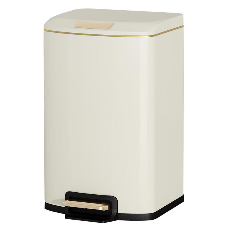 KUK Pedal Stainless Steel Trash Can with Lid