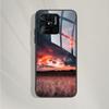 For Xiaomi Redmi 10C Case For Redmi 10C 2022 Cover Marble Painted Tempered Glass Case Fundas For Redmi 10c redmi10C Bumper Coque