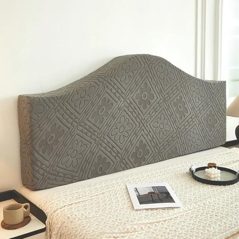 120/150/180/200/220cm Full-inclusive Bedhead Cover Solid Color Bedside Backrest Protection Headboard Dust Cover Bedroom Decor