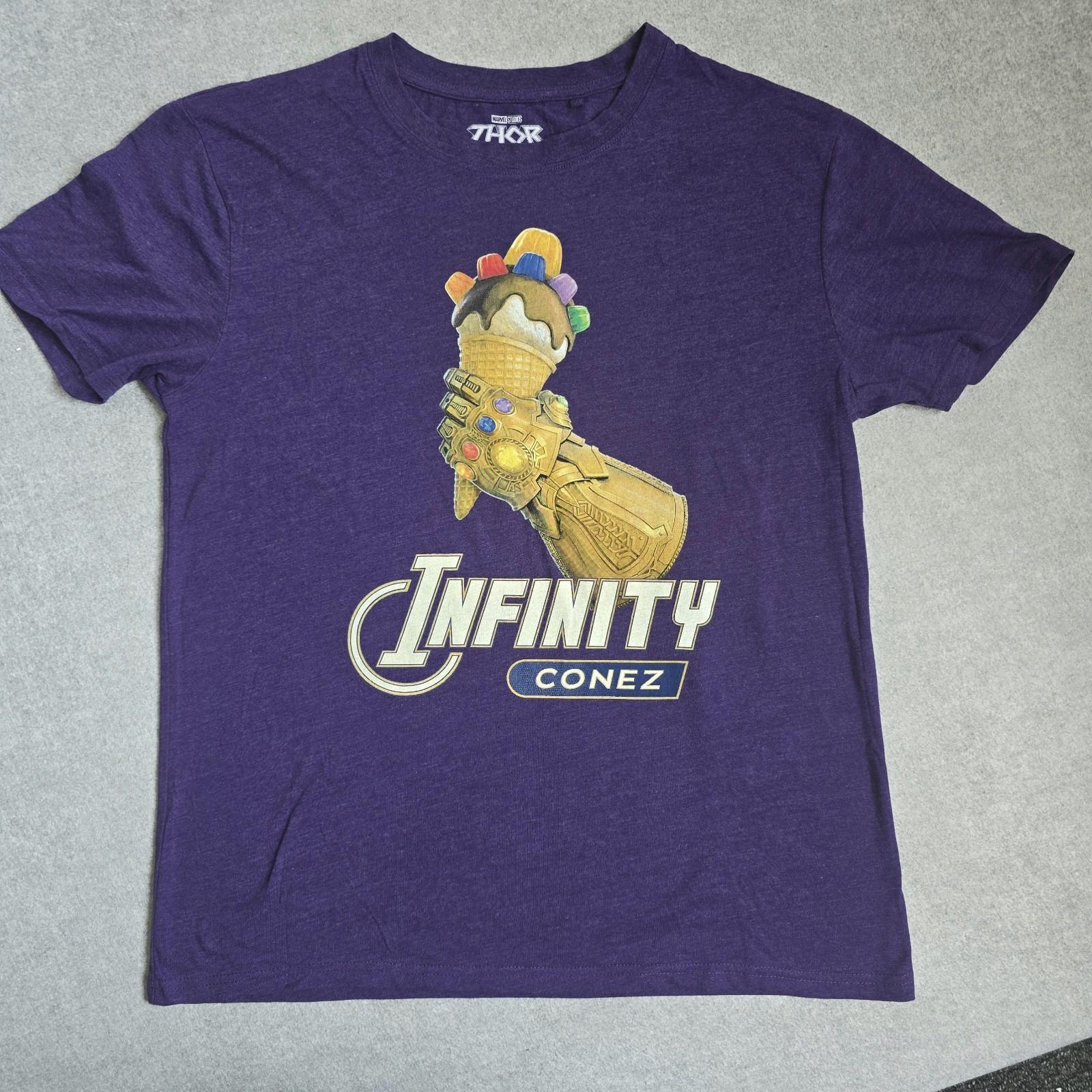 Marvel Infinity Conez Ice Cream Thanos Gauntlet Tee T-Shirt Unisex Size L S разноцветный
