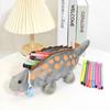 Plush Dinosaur Pencil Case with Large Capacity Animal Dolls and Creative Stationery