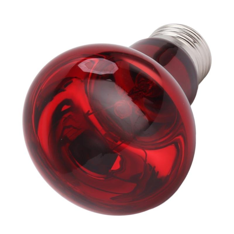 Reptile Heat Lamp Bulb E27 UVA Amphibian Basking Day And Night Heating Light Bulb For Bearded Dragon Lizard 220 To 240V Red