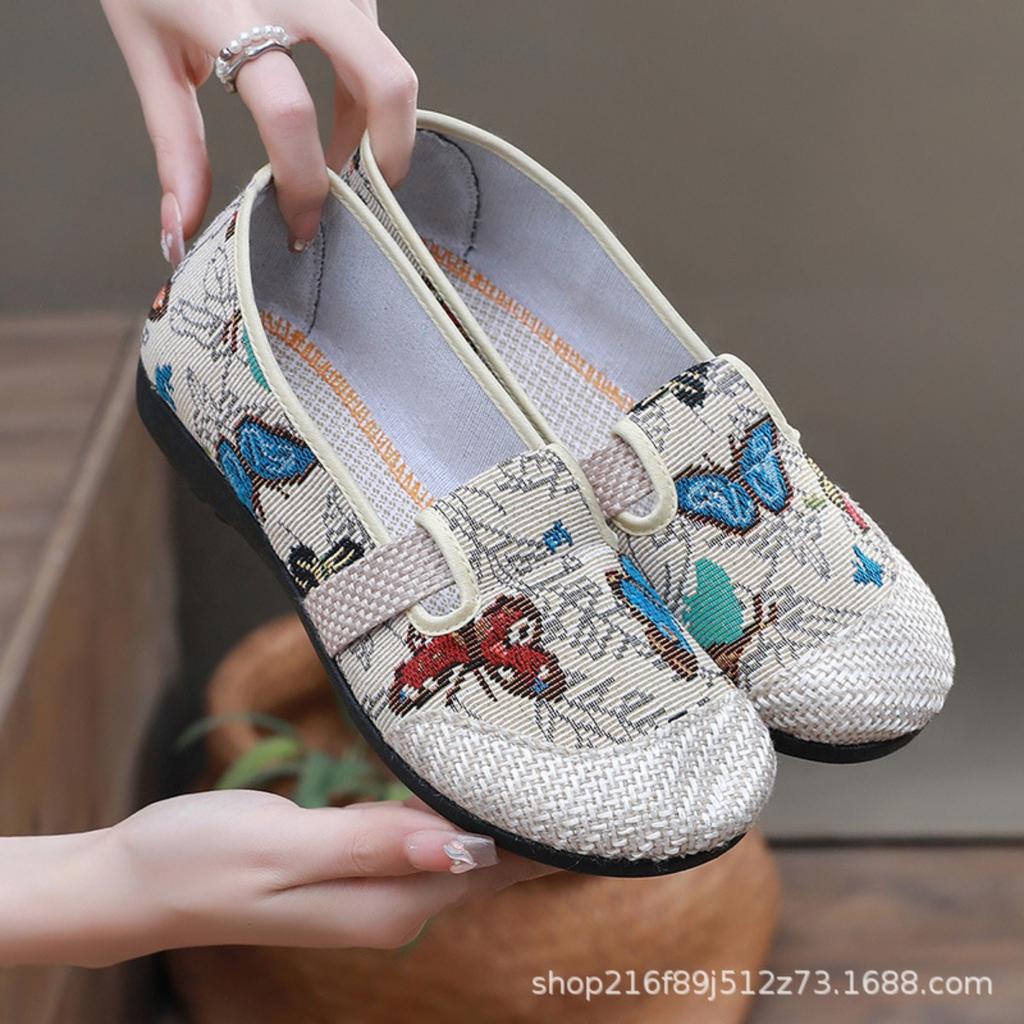 Ladies' Summer Casual Shoes, Fashionable, Non Slip, Breathable, Comfortable Soft Soled Women's Shoes