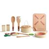 Children's Wooden Pretend Kitchen Playset: Role-Playing Educational Toy