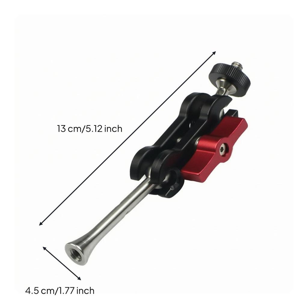 Articulating Arm Adjustable Camera Monitor Mount Non-Slip for Studios
