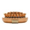 Solid Wood Abdominal Massage Brush for Belly and Meridian Relief