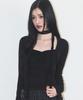 ILLIGO Shirred Bolero Top Black
