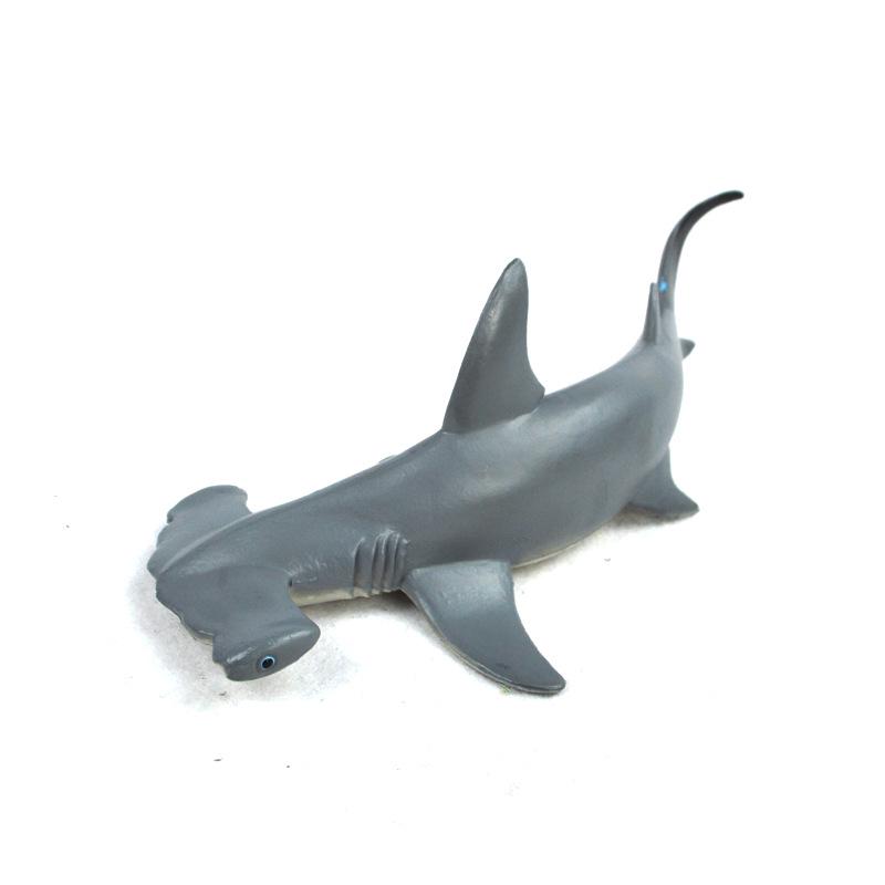 Hammerhead Shark Realistic Sea Animal Figure Solid Plastic Child Toy Model