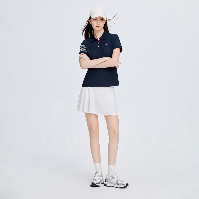 Navigare Women s Solid Short Sleeve Polo T-Shirt XL