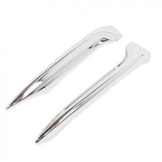 For Nissan qashqai 2019 2020 ABS Chrome Front Fog Light Lamp Cover Trim Sticker