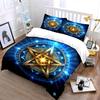Mystic Starry Decorative Set Soft Comfortable Duvet Cover Bedding Set Included 1*Duvet Cover & 2*Pillowcases, Gift