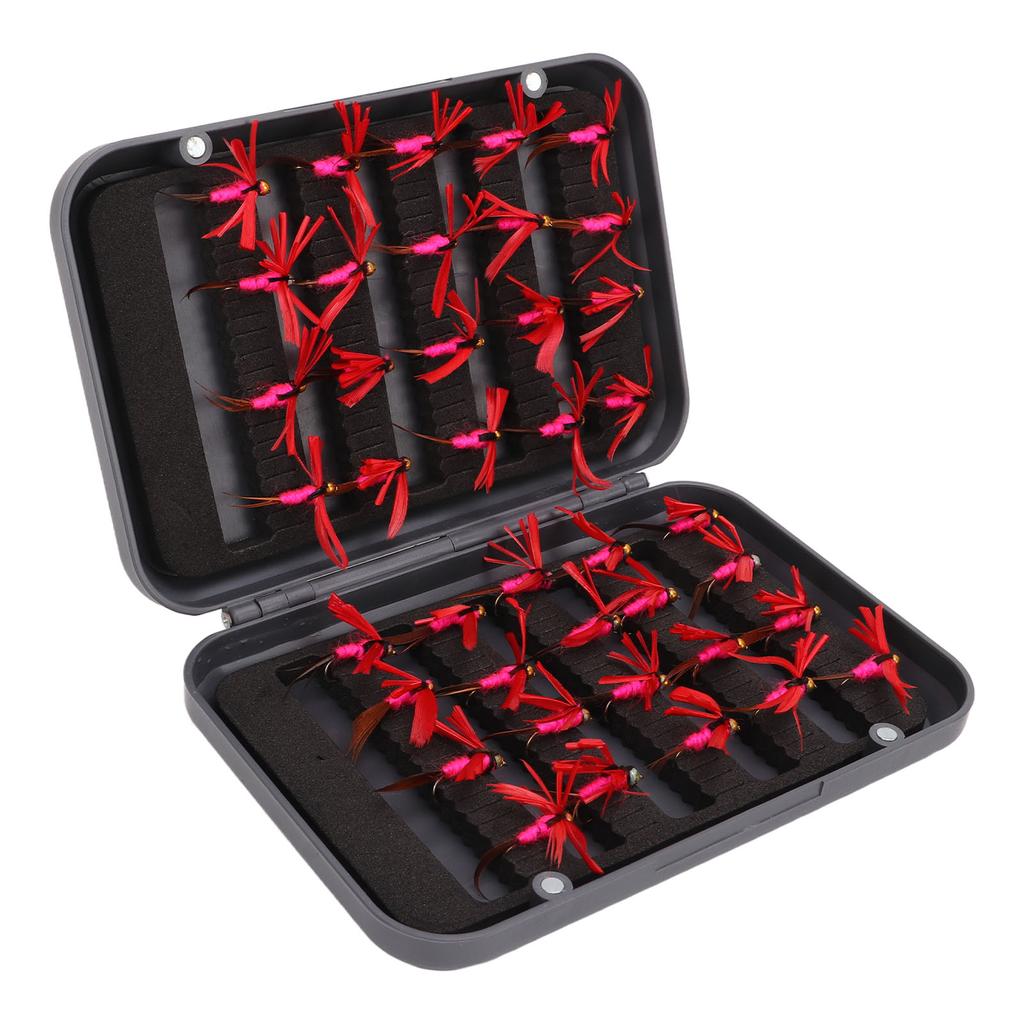 40Pcs Fly Fishing Flies Simulated Hand Woven Fishing Lures Set for Outdoor Traveling