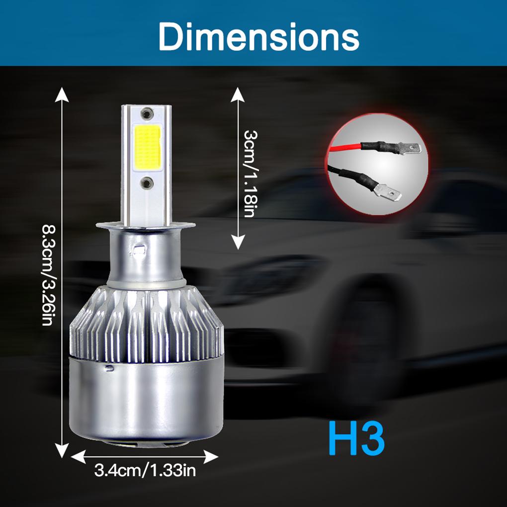 C6 Led light Bulbs LED Car Lights 880 9005 9006 6000K 72W 12V 7200LM Auto lamps led