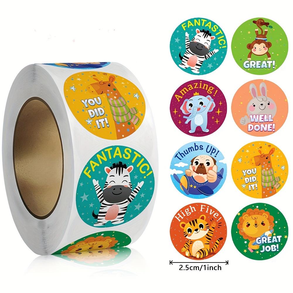 Cute Cartoon Animal Stickers Reward Label Gift Packaging Birthday Party Label Stickers Stationery Sticker A