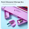 Multifunctional Multifunctional Pencil Case Double Sided Use Fun Mechanism Design Stationery Storage Box With Calculator