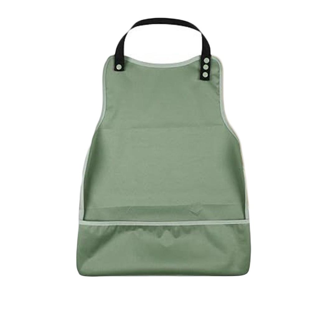

Spill-Proof Adult Feeding Bib Reusable Dining Clothing Protector Apron Adult Bib Elderly Care зелёный