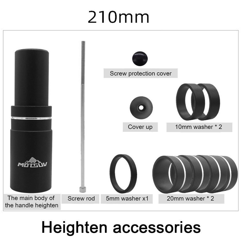 120/138mm Bicycle Bike Handlebar Fork Stem Riser Rise Up Extender Adaptor MTB Bike Fork Stem Rise Up Extension Adapter Parts