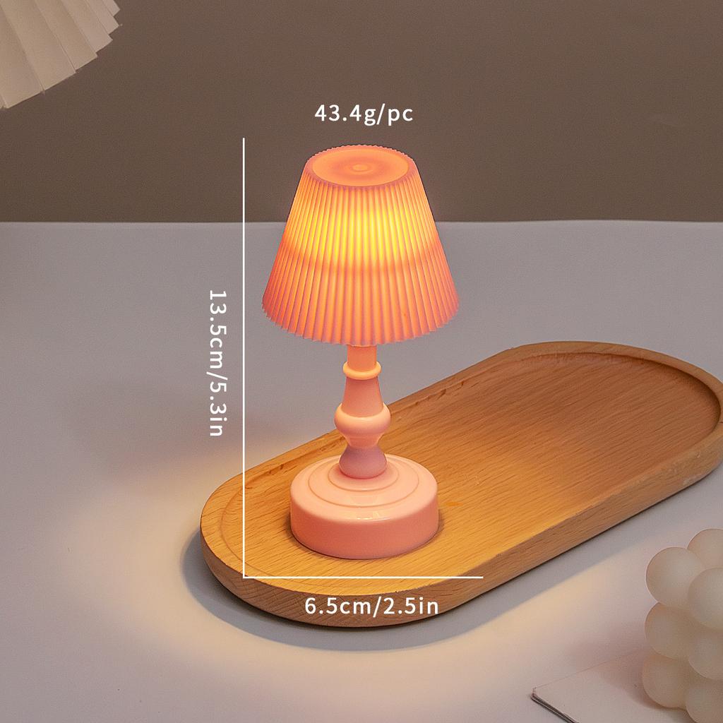 Ins Retro Nightstand Lamp for Bedroom Dorm Desktop Decor Creative Sleep Light Gift for Women Birthday Present
