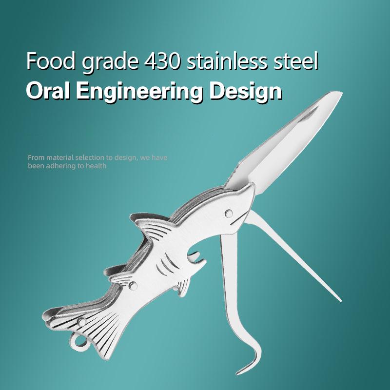 High Quality Steel Toothpick Folding Knife Household Carry-On Tooth Picking Artifact Advanced Toothpick Bottle Opener