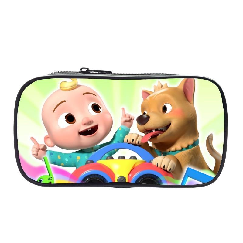 Cocomelon Pencil Box Large Capacity Storage Bag Ideal For Students And Kids