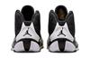 Jordan Air Jordan 38 Cushioning Abrasion Resistant Slip Resistant Mid top Children's Basketball Shoes Black White DZ3499-106