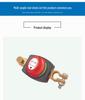 Brass Car Battery Disconnect Switch for 12V/24V, 15-17mm Negative Terminal.