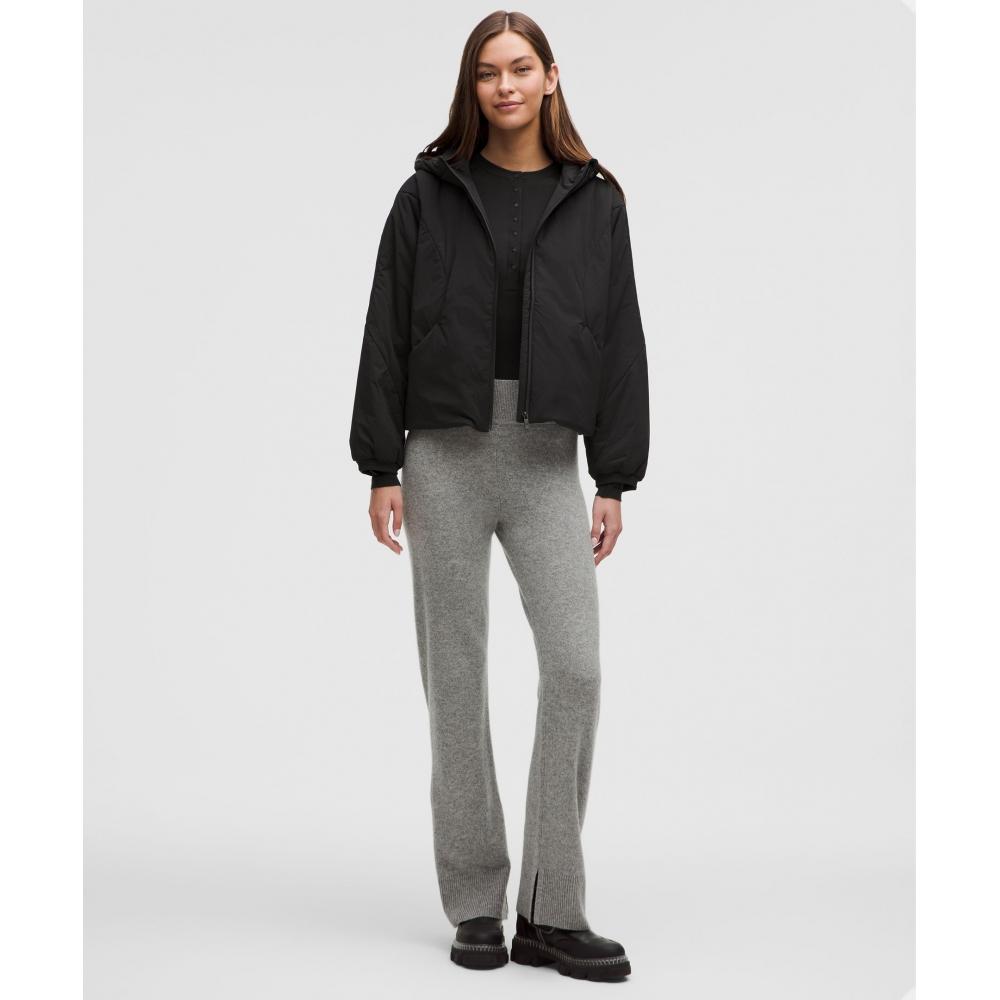 Lululemon Water Resistant Insulated Hooded Jacket Black