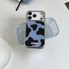 Retro Color Collision Pattern Electroplated Resin Casting Phone Case For iPhone 17 16 15 14 13 Pro Max Back Cove
