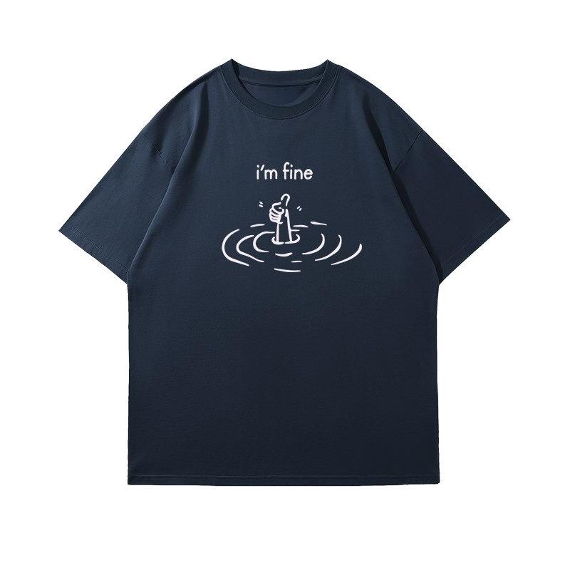 Simple Creative I Am Very Good Im Fine Fun Shortsleeved Tshirt Unisex And Unisex Summer Cotton Breathable Workers Top