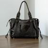 Borsa da Moto Retro, Borsa a Spalla Singola Crossbody, Borsa Tote, Borsa di Grande Capacità per Donna, Borsa Lavata