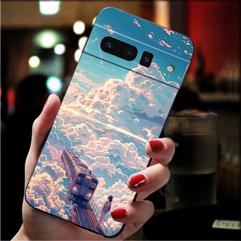 Anime Sceneary Art Phone Case For Google Pixel 10 9 Pro XL 9A 8 7 6 Pro Pixel 8A 7A 6A Pixel 8 7 6 5