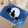 Non-Slip Christmas Cartoon Floor Mat for Entryway, Living Room, and Bathroom
