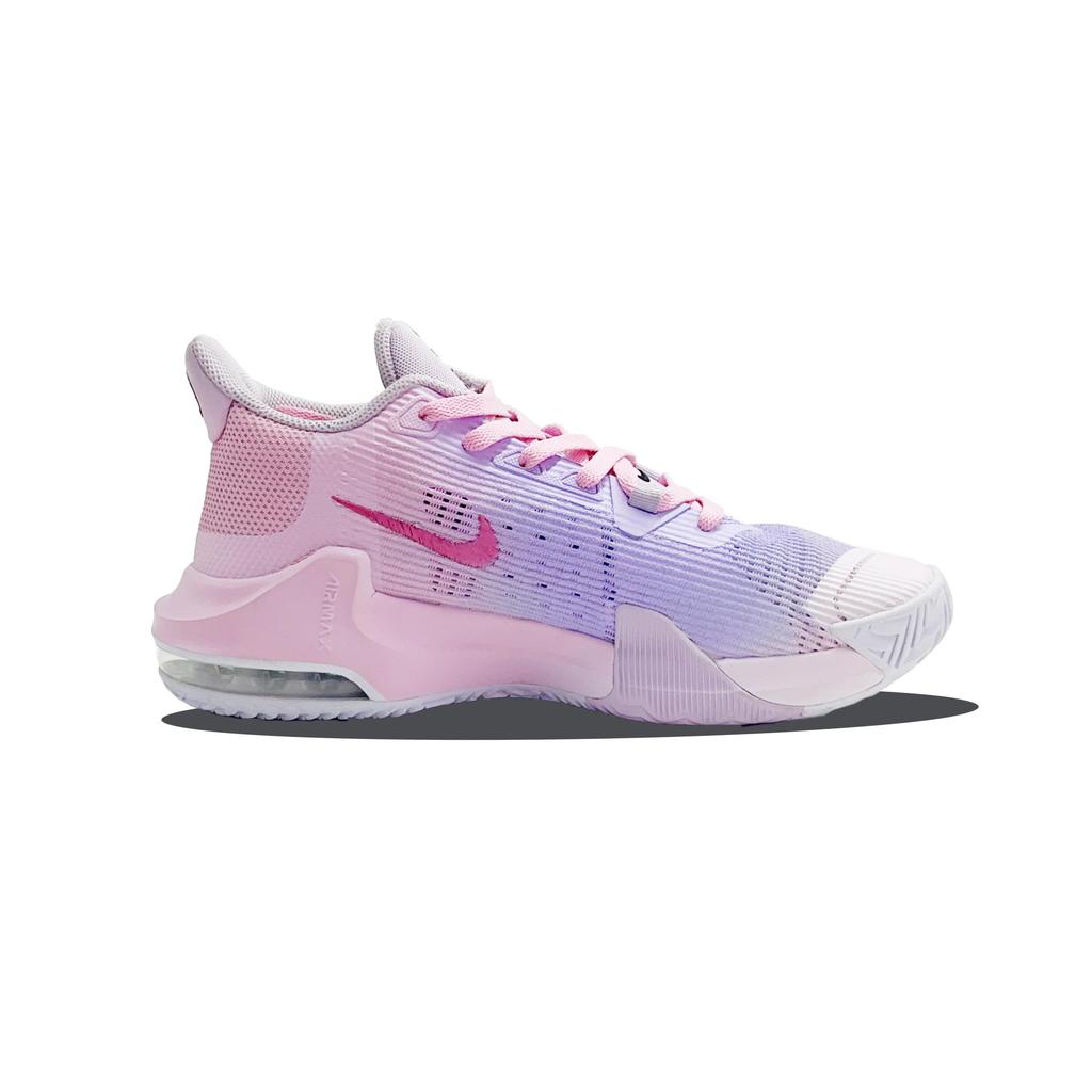 Nike Air Max Impact 3 Fabric Slip Resistant Abrasion Resistant Low top Basketball Shoes Men's Light Purple DC3725-101(Team546-2.0)