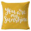Home Decoration Pillowcase Set Watercolor Plaid Sunflower Pillowcase Spring High-end Home Cushion Cover