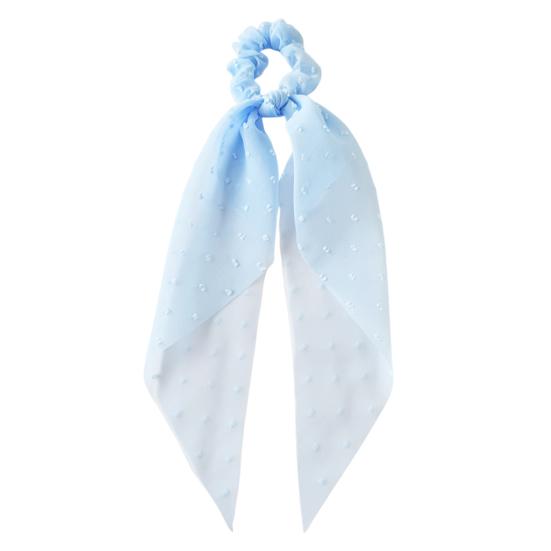 

Hair Tie High Elasticity Bow Ribbon Design Lightweight Yarn Hair Rope Ponytail Holder Versatile Hair Accessory синий
