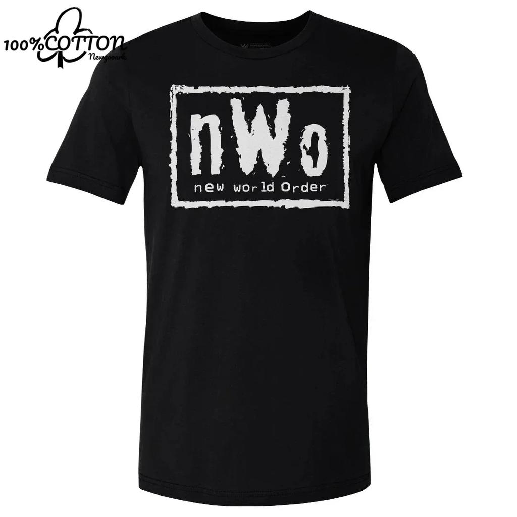 LE Wrestler Black nWo Retro Graphic T-shirt for Men Women Unisex Men's  T Shirt Casual Cotton Short-sleeve Tops Tees Clothing
