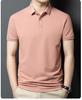 Xinjiang Long Staple Cotton Summer Breathable Casual Business Men's Short-Sleeved Polo Shirt with Mulberry Silk