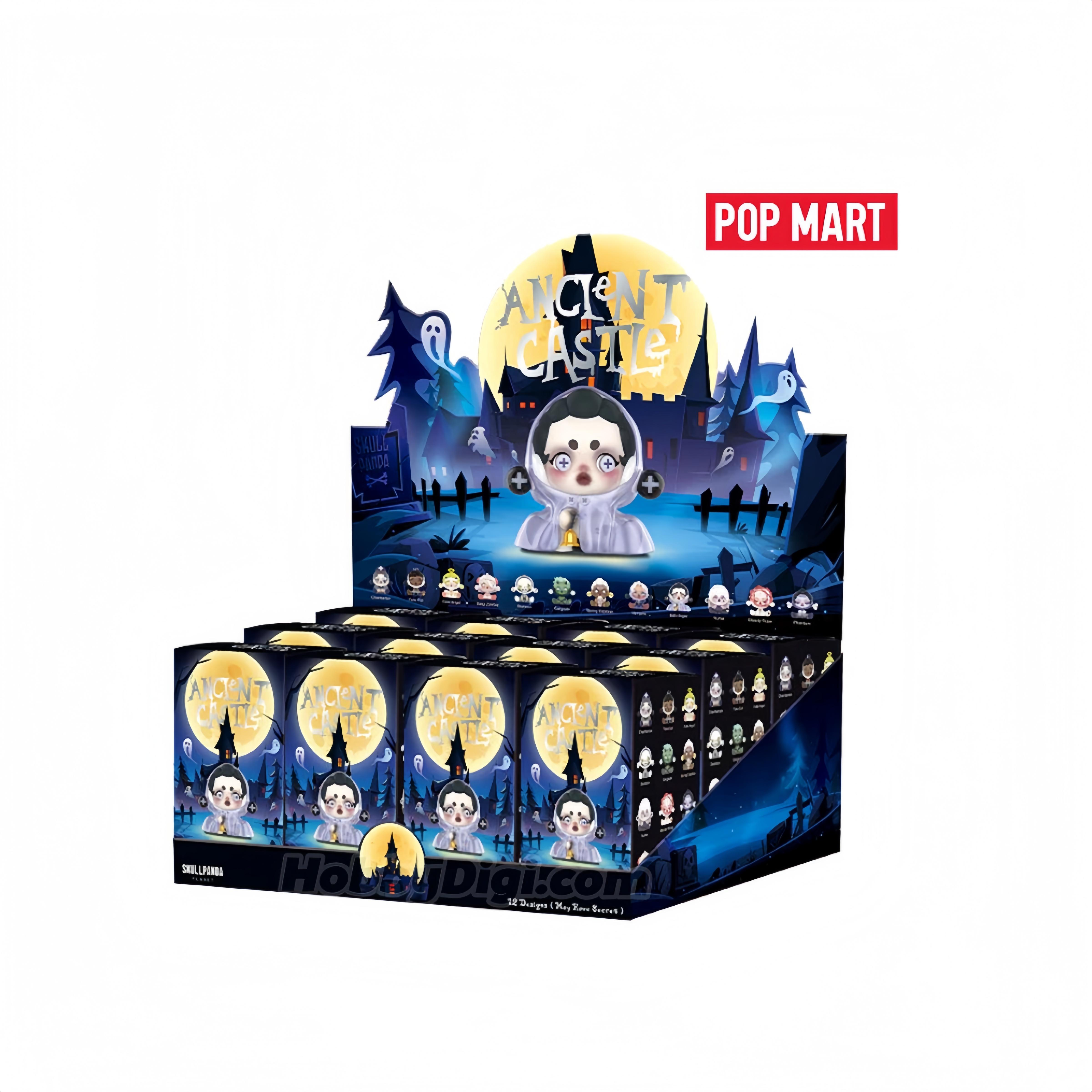 

POP MART SKULLPANDA Серия «Лесной замок» - Блайнд-бокс / Полный набор (12шт), Коллекционная фигурка Blind box-12 pieces