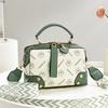 Brand Print Leather Top-handle Bags Female Handbags Women Shoulder Crossbody Tote Messanger Bag Women's Boston Pillow Bag